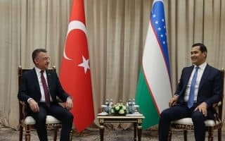 Cumhurbaşkanı Yardımcısı Oktay, Özbekistan Başbakan Yardımcısı Umurzakov İle Görüşme Gerçekleştirdi