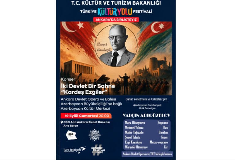 İki Devlet, Tek Sahne: Başkent Kültür Yolu Festivalı Üzeyir Hacıbeyli’nin Ezgileriyle Açılıyor