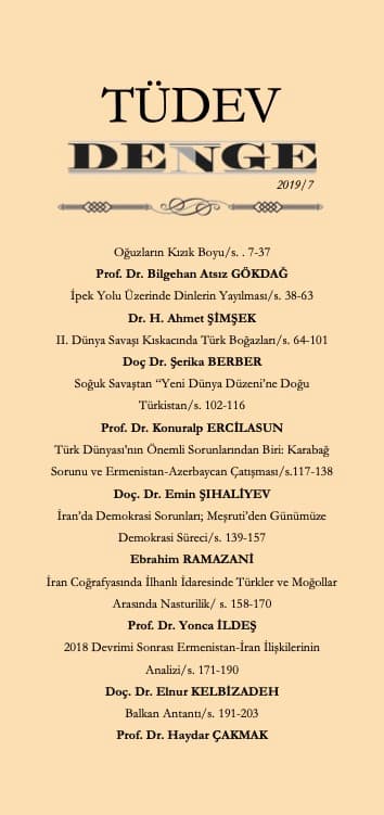 Denge Dergisi Sayı 7 kapak