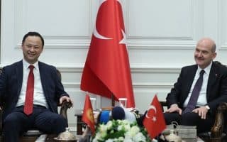 İçişleri Bakanı Süleyman Soylu, Kırgızistan Dışişleri Bakanı Kazakbayev İle Görüşme Gerçekleştirdi