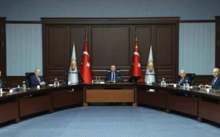 Cumhurbaşkanı ve AK Parti Genel Başkanı Erdoğan, Yeni Azerbaycan Partisi Genel Başkanvekili Budaqov’u Kabul Etti