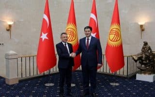 Cumhurbaşkanı Yardımcısı Oktay, Kırgızistan Bakanlar Kurulu Başkanı Maripov İle Görüşme Gerçekleştirdi