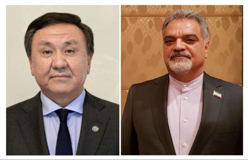 Kubanıçbek Ömüraliyev İran İslam Cumhuriyeti’nin Ankara Büyükelçisi İle Görüştü
