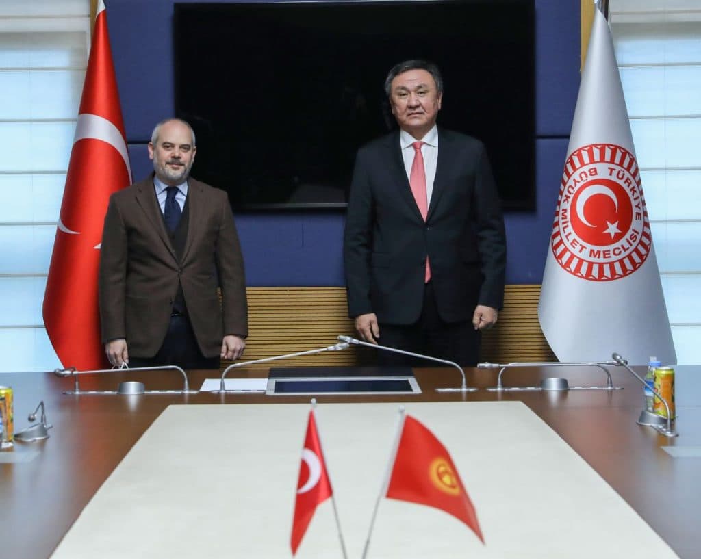 Kubanıçbek Ömüraliyev, Türkiye Büyük Millet Meclisi Uluslararası İlişkiler Komisyonu Başkanı Akif Çağatay Kılıç İle Görüştü