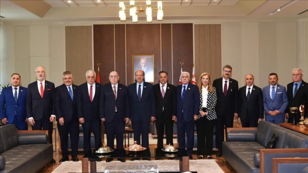 Ersin Tatar, Azerbaycan ve Türkiye Parlamentolararası Dostluk Grupları Başkanlarıyla Bir Araya Geldi