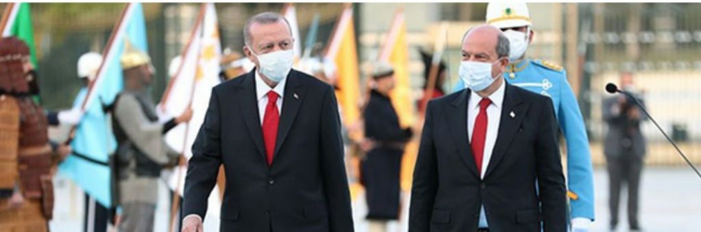 Cumhurbaşkanı Erdoğan KKTC Cumhurbaşkanı Tatar’ı Resmi Törenle Karşıladı