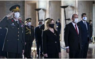 KKTC Cumhurbaşkanı Tatar’ın İlk Durağı Anıtkabir Oldu