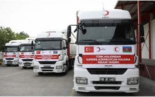 Türk Kızılay’ından Azerbaycan’a Yardım Malzemesi Desteği