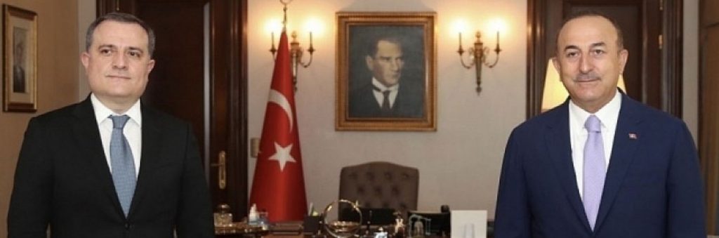 Dışişleri Bakanı Çavuşoğlu Azerbaycan Dışişleri Bakanı Bayramov İle Görüştü