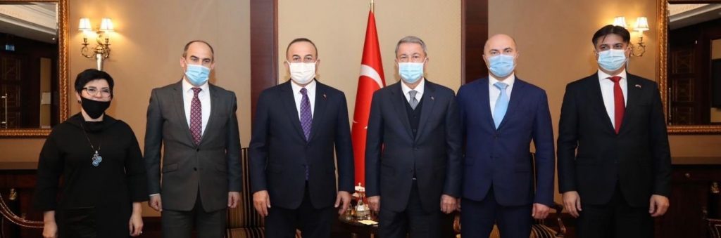 Akar ve Çavuşoğlu Gagavuz Temsilcileriyle Görüştü