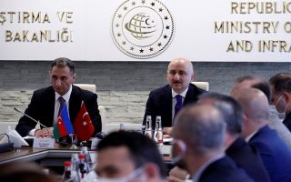 Ulaştırma Bakanı Karaismailoğlu, Azerbaycanlı Mevkidaşı Nabiyev İle Görüştü