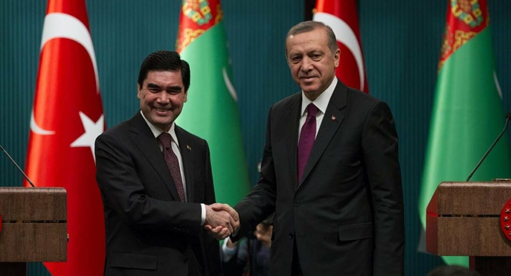 Cumhurbaşkanı Erdoğan, Türkmenistan Cumhurbaşkanı Berdimuhammedov İle Görüştü