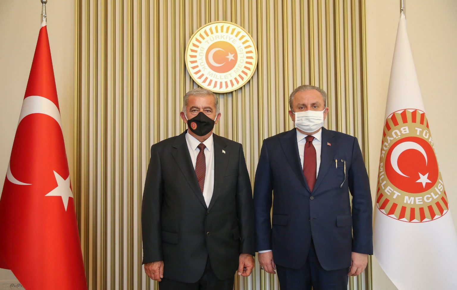 TBMM Başkanı Şentop, KKTC Meclis Başkanı Sennaroğlu İle Görüşme Gerçekleştirdi