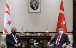 Cumhurbaşkanı Yardımcısı Oktay, KKTC Meclis Başkanı Sennaroğlu İle Görüşme Gerçekleştirdi