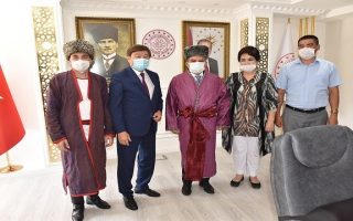 TÜRKSOY Genel Sekreteri Kaseinov’dan Karaman Valiliğine Ziyaret