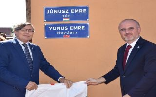 Macaristan’da Yunus Emre’nin İsmi Bir Meydana Verildi