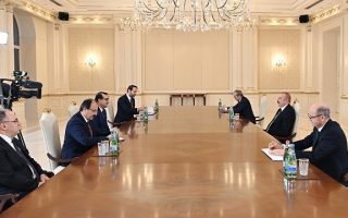 Azerbaycan Cumhurbaşkanı Aliyev, Enerji ve Tabii Kaynaklar Bakanı Dönmez’i Kabul Etti