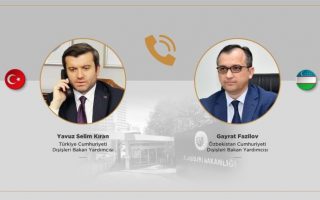Dışişleri Bakan Yardımcısı Kıran, Özbekistanlı Mevkidaşı Fazilov İle Görüştü