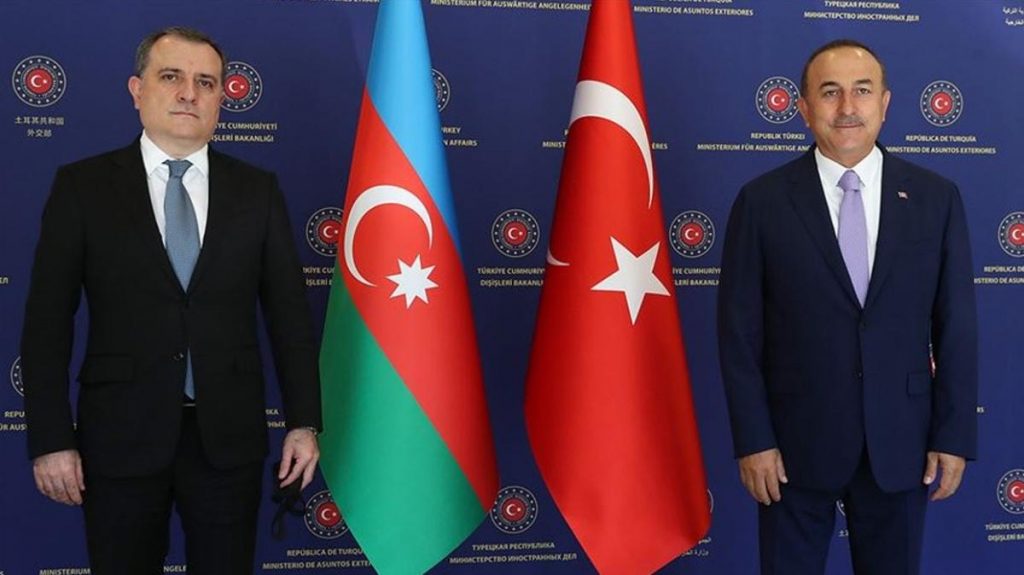 Bakan Çavuşoğlu, Azerbaycan Dışişleri Bakanı Bayramov İle Görüştü