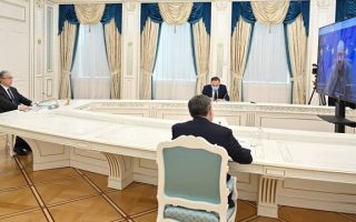 Kazakistan Cumhurbaşkanı Tokayev, AB Konseyi Başkanı Michel ile Görüştü