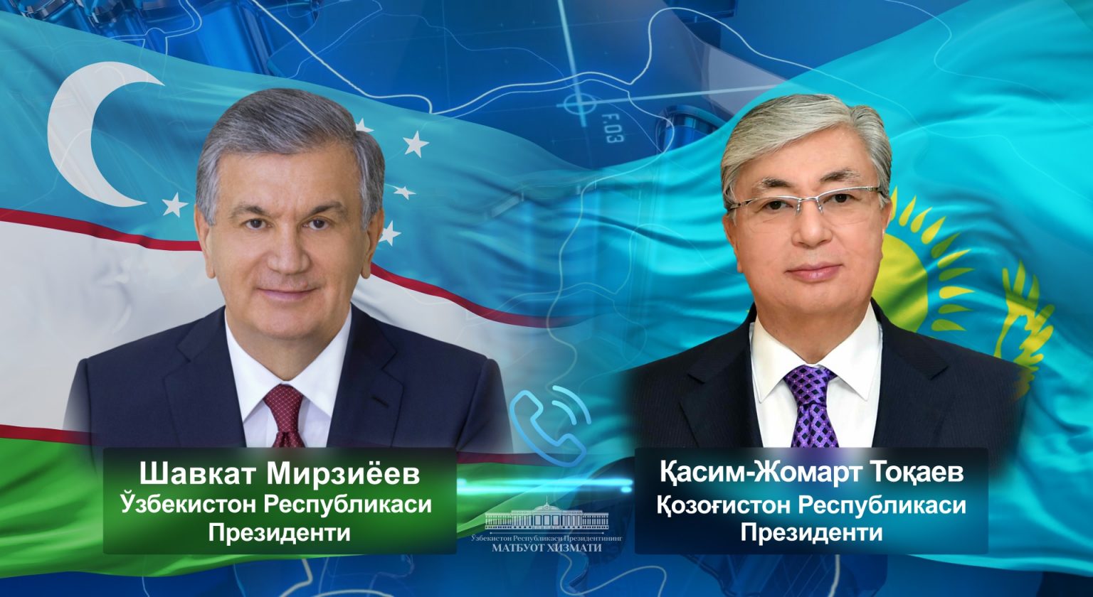 Özbekistan ve Kazakistan Cumhurbaşkanları Arasında Telefon Görüşmesi Yapıldı
