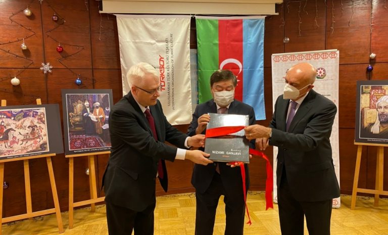 “Nizami Gencevi’yi Okumak” Sanat Albümü Hırvatistan’da Tanıtıldı