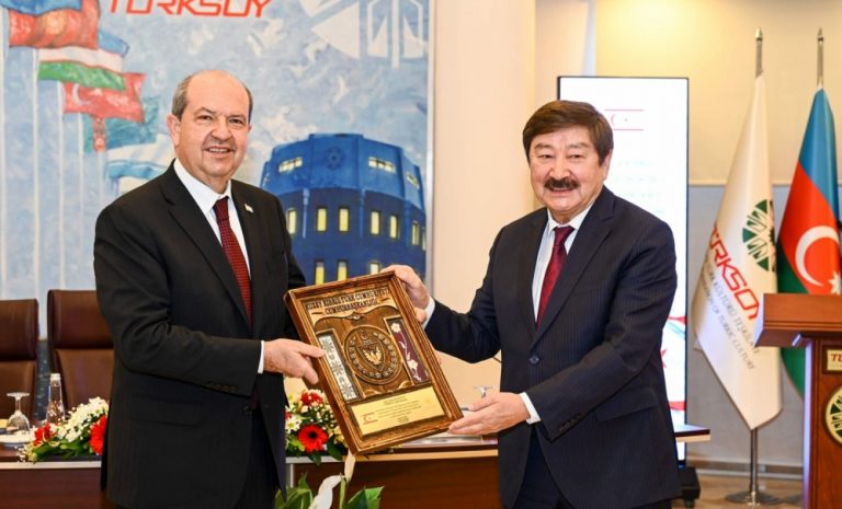 KKTC Cumhurbaşkanı Tatar, TÜRKSOY’u Ziyaret Etti