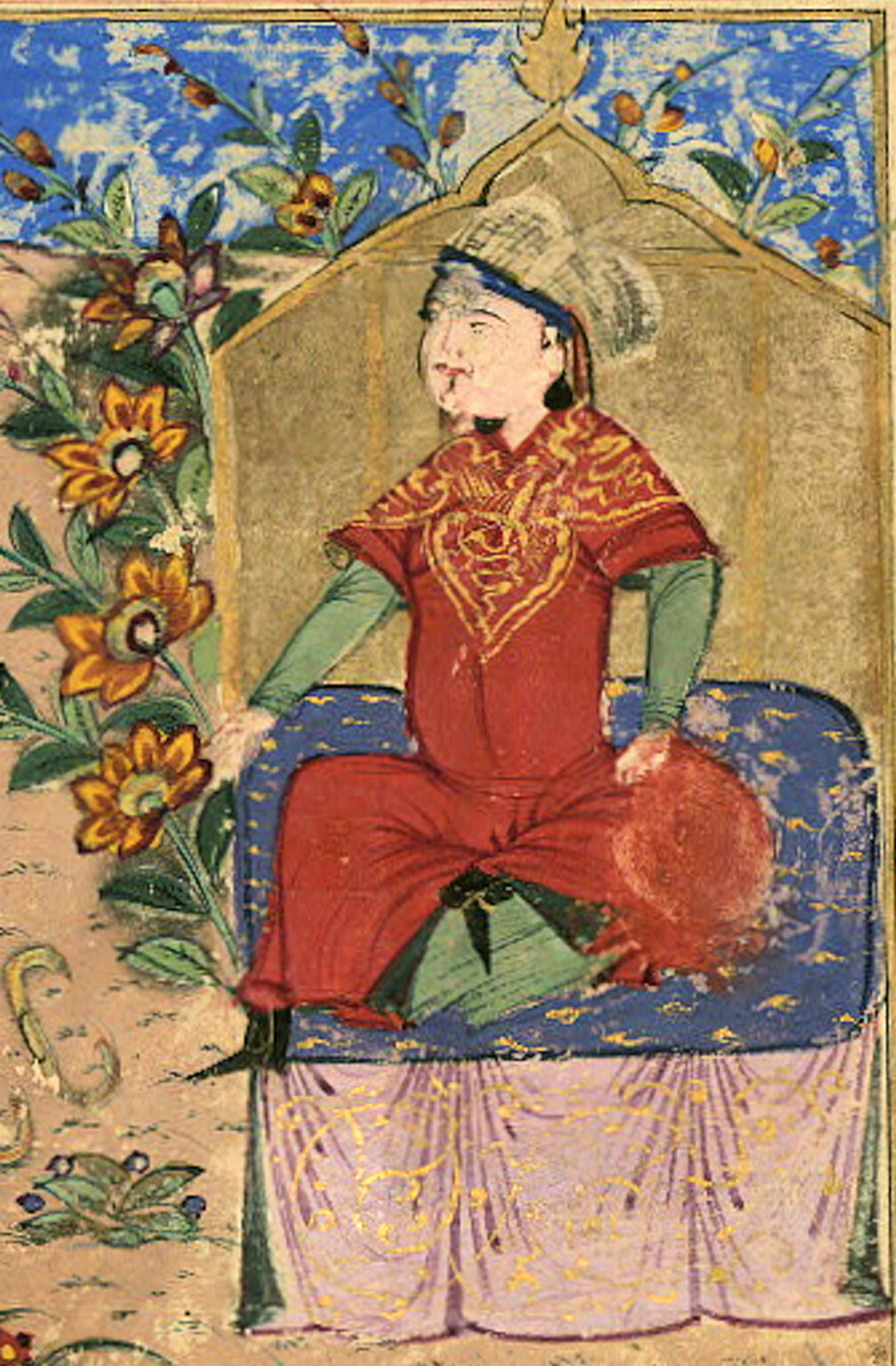 Câmiu’t-Tevârîh, Oğuz Kağan minyatürü. 1425.
