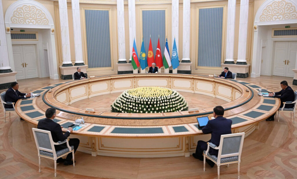 Kazakistan Cumhurbaşkanı Türk Devletlerinin İçişleri Bakanlarını Kabul Etti